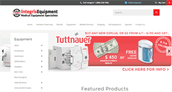 Desktop Screenshot of integrisequipment.com